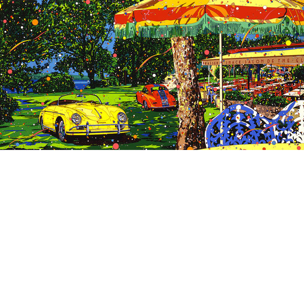 ■鈴木英人■版画「スターライト・ガーデン」 1995年