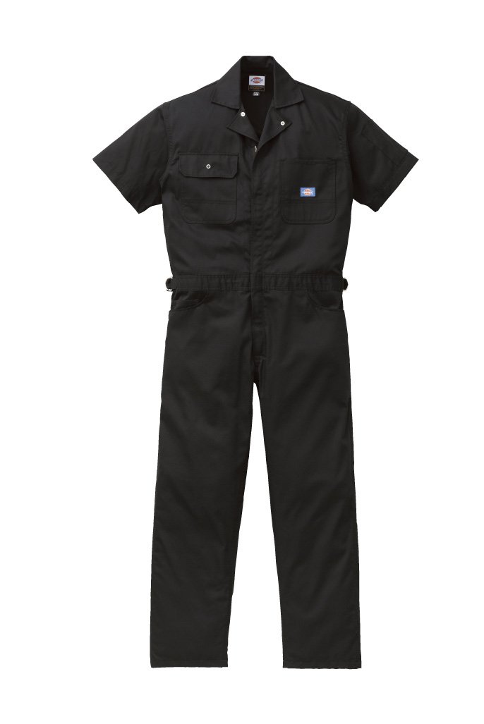 ディッキーズ Dickies (山田辰)夏用半袖 ツヅキ服 1012 ブラック 3Lサイズ B008PO5Y0E 3L|ブラック