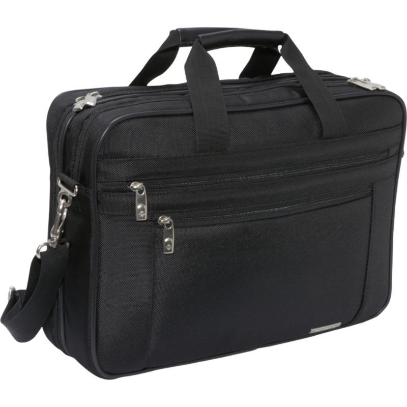 サムソナイト メンズ スーツケース バッグ Classic 2 Gusset PFT Laptop Briefcase Black